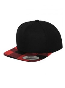 Yupoong Checked Flanell Peak Baseball-Cap