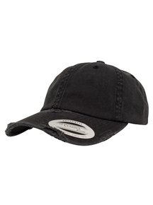 Yupoong Low Profile Cotton Twill Destroyed Baseball-Cap