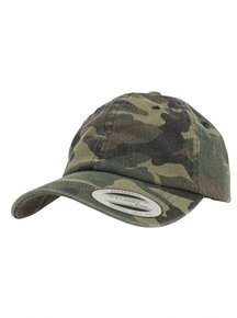 Yupoong Low Profile Wald-Camouflage Dad Baseball-Cap