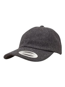 Yupoong Low Profile Melton Wool Dad Baseball-Cap