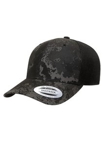 Yupoong VEIL CAMO Cap schwarz Baseball-Cap