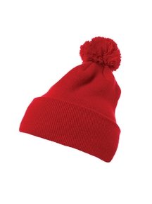 Cuffed Pom Pom Knit Baseball-Cap