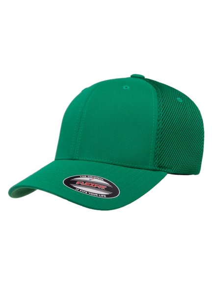 Flexfit Tactel in Cap 6533 Baseball Baseball Mesh Modell Green Caps 