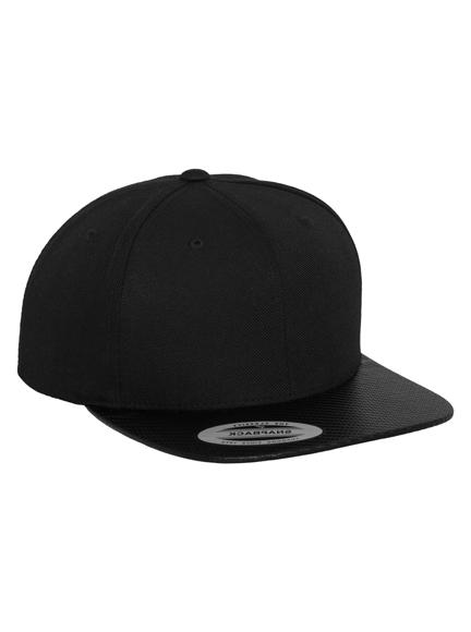 Snapback Snapback in Caps 6089CA Yupoong Special Carbon Cap Black Modell -