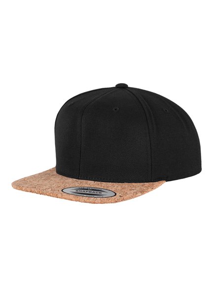 Snapback - Cork Special in Black Modell Snapback 6089CO Yupoong Caps Cap