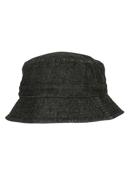 Flexfit Denim Modell 5003DB Black Bucket - Bucket Hats Hat in