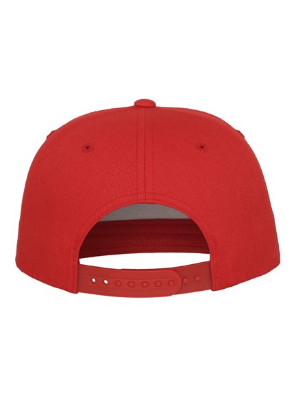 Yupoong 2 Tone 5 Panel Modell 6007 Snapback Caps in Red - Snapback Cap