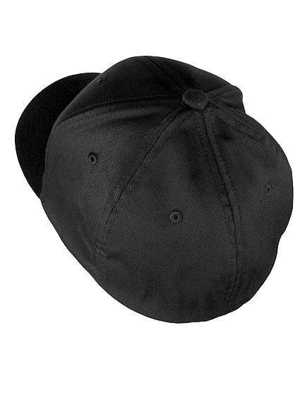 Caps Organic Cap 6277OC Black in - Modell Baseball Baseball Flexfit Cotton