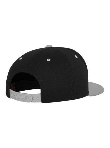 Yupoong 2 Tone 5 Caps Modell - Cap Snapback Black-Silver in 6007T Panel Snapback