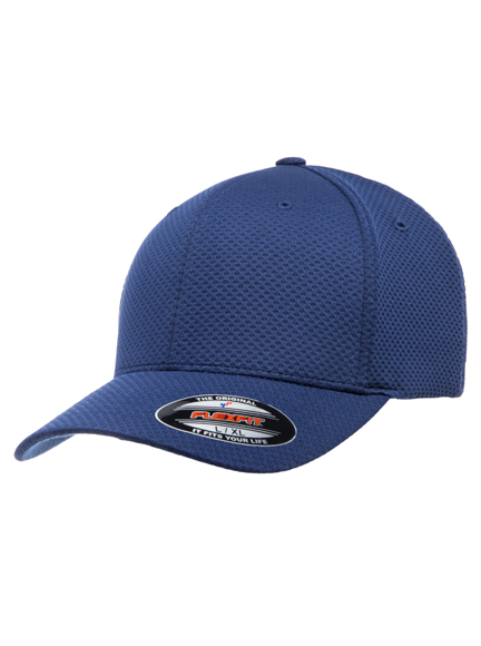 Flexfit Cool & Dry 3D 6584 Baseball Cap Hexagon in Jersey Baseball Caps - Navyblue Modell